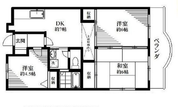 コンフォールクレールの物件間取画像